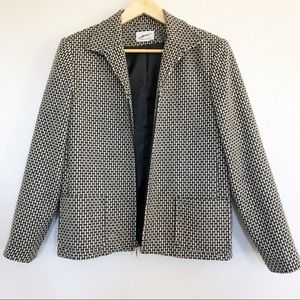 GW Division of Graff Patterned Blazer Jacket Large